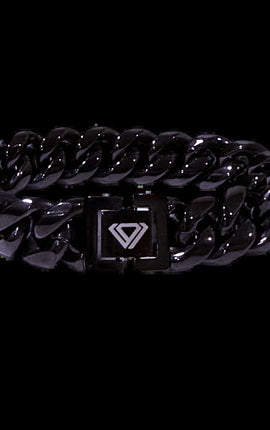 BLACK MIAMI CUBAN BRACELET