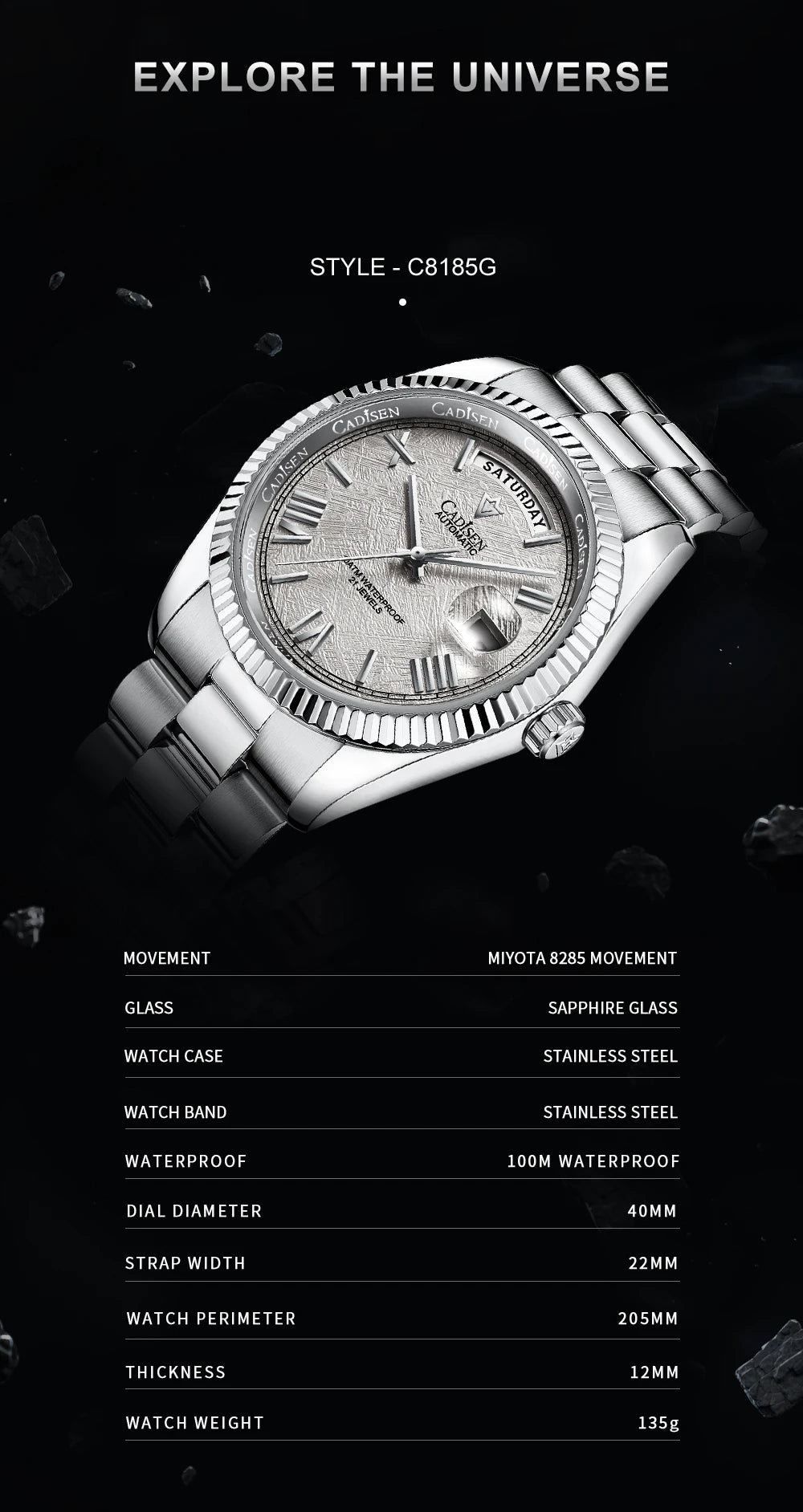 CADISEN Men's Mechanical Watches